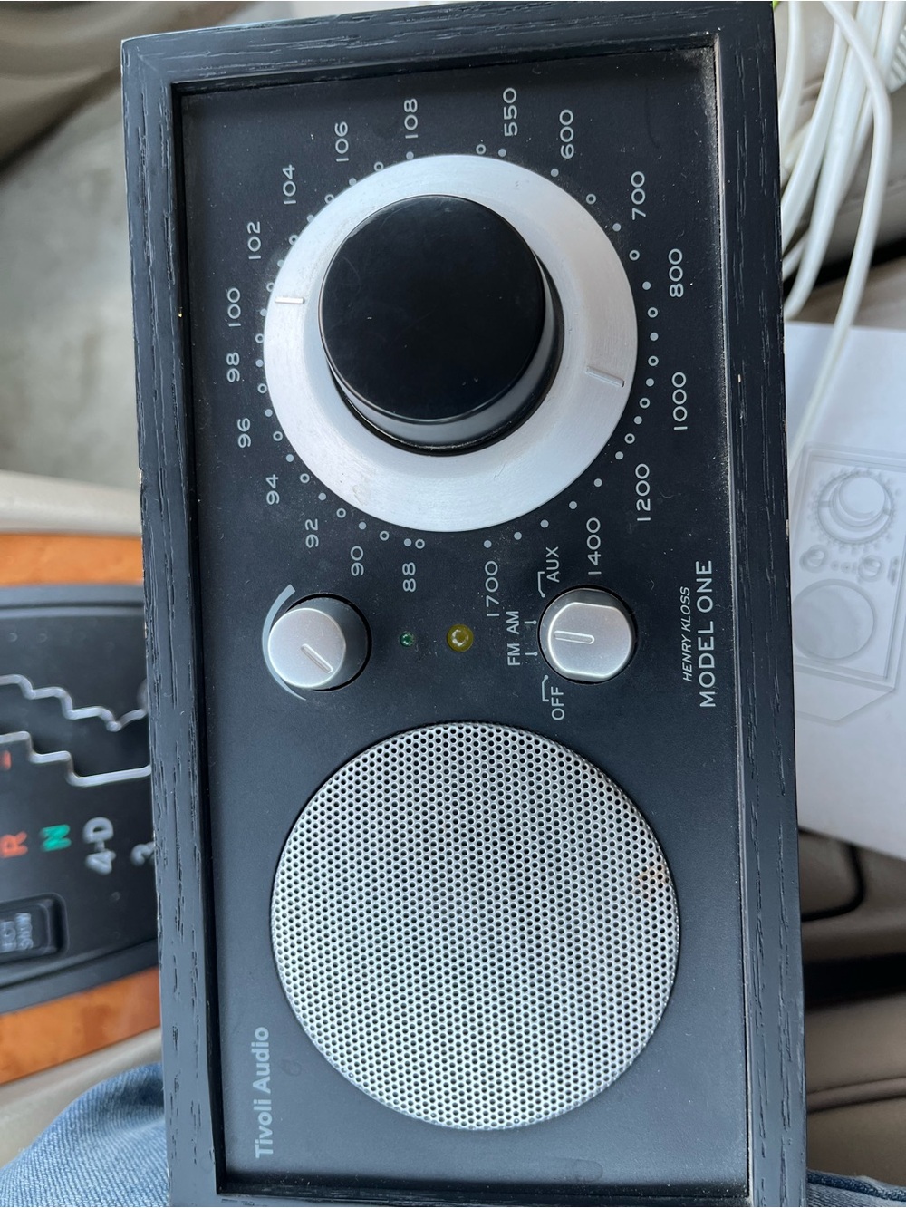 Model One Portable AM/FM Radio - Black/Silver Tivoli Audio by Henry Kloss